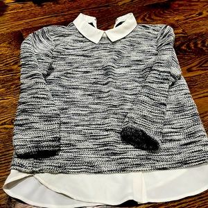 Ann Taylor sweater with attached undershirt